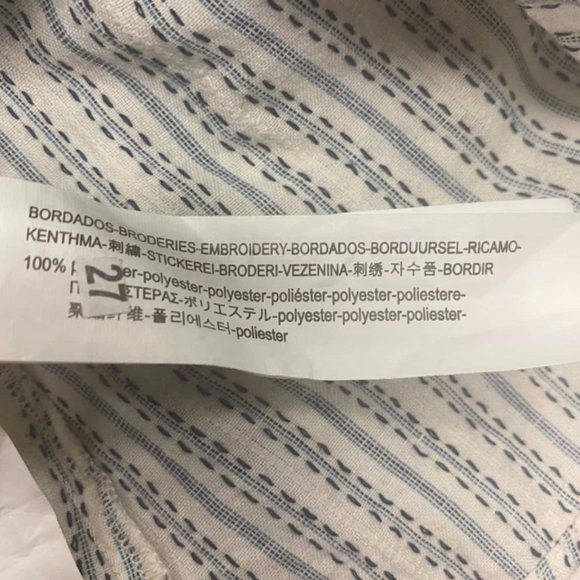 ZARA TRF Collection White Boho Smock Dress NWOT - Picture 11 of 11